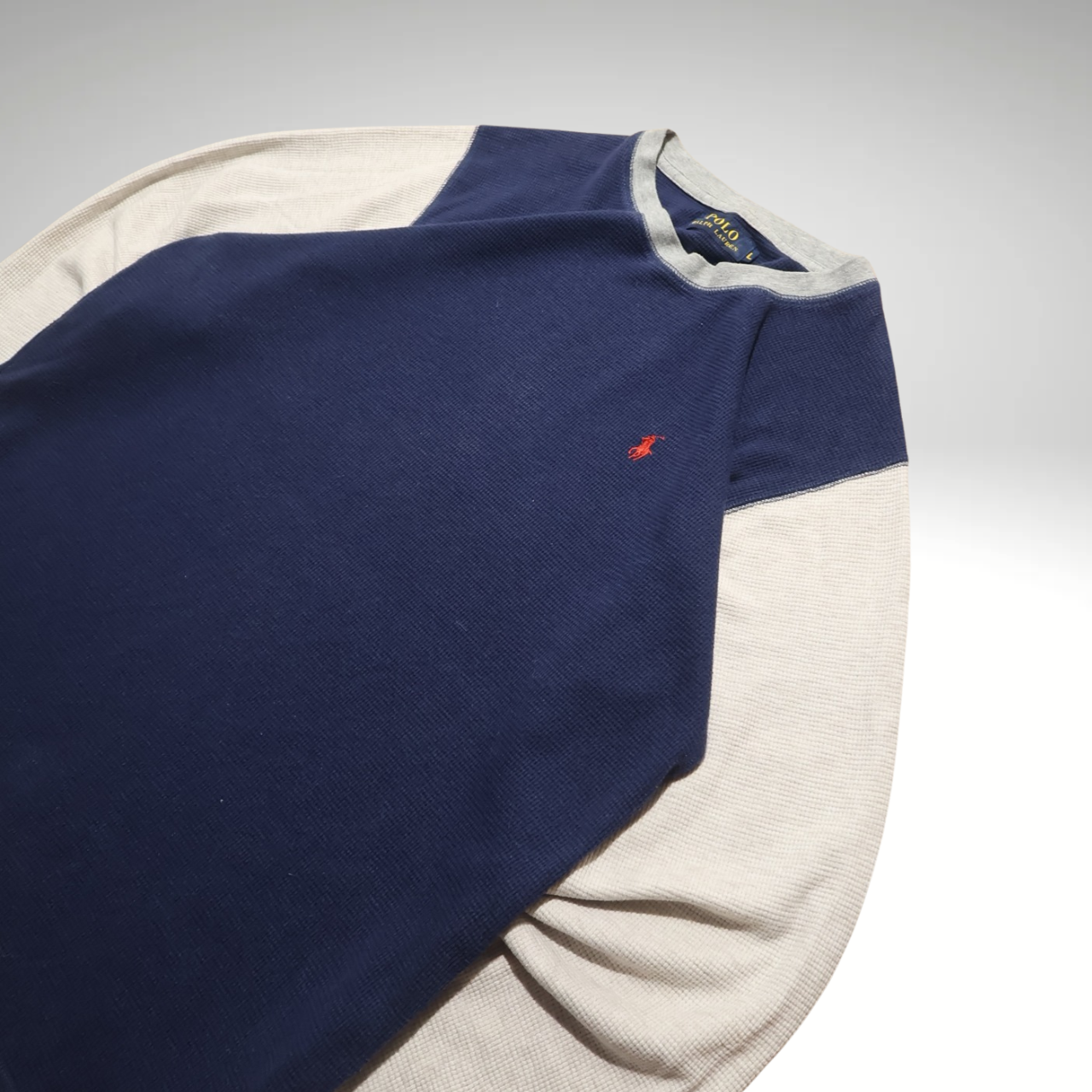 Ralph Lauren Blue and white Sweatshirt (L)