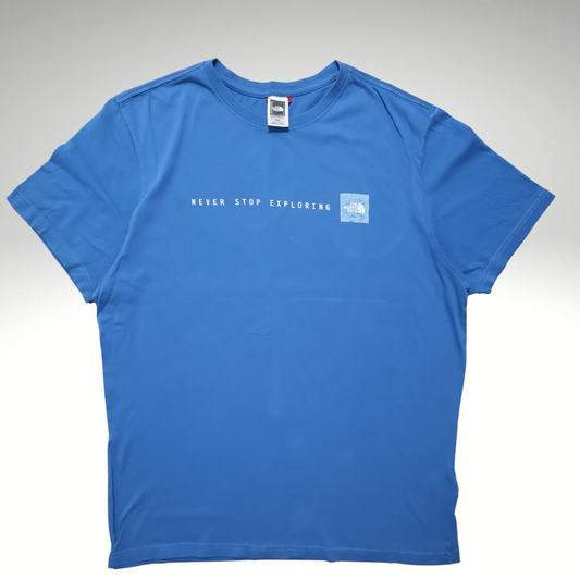 Mens Blue Northface T-Shirt (M) needs ptp