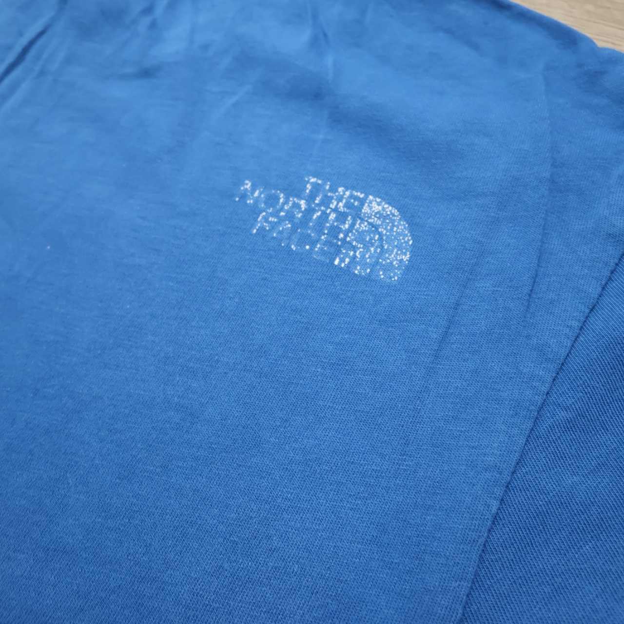 Mens Blue Northface T-Shirt (M) needs ptp