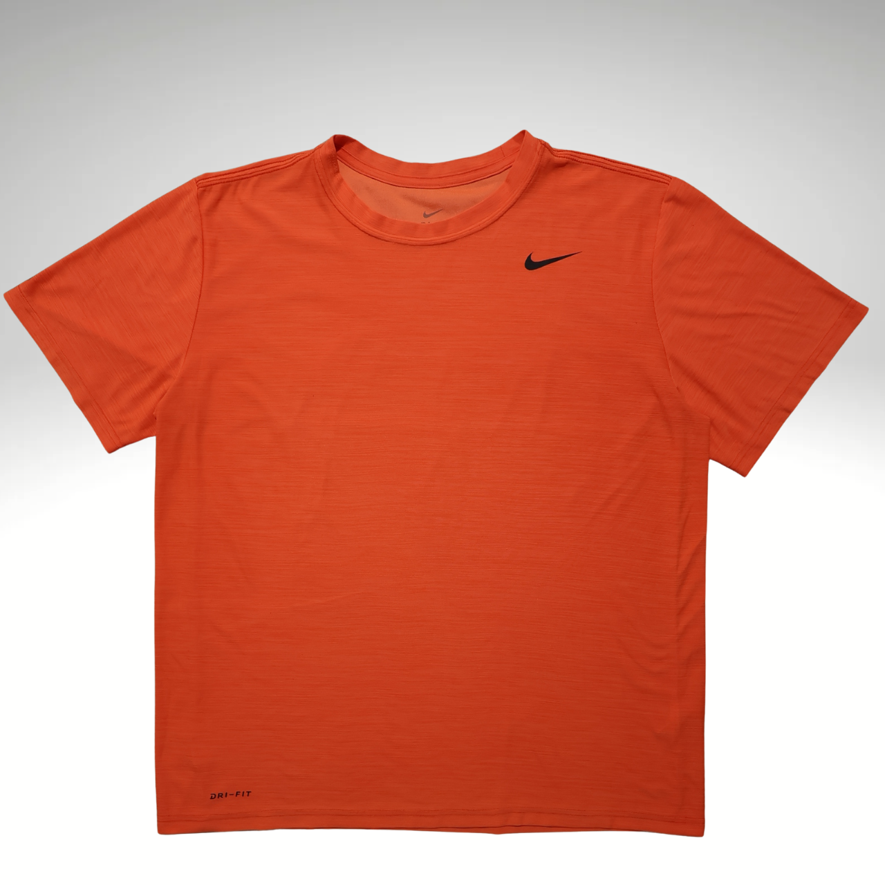 Mens Orange Nike Dri-Fit T-shirt (L)