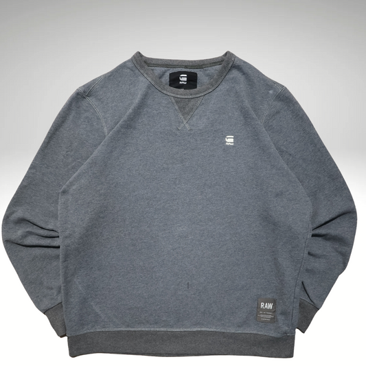 Mens Grey G-Star Sweatshirt (XL)