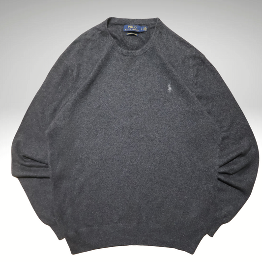 Mens Grey Ralph Lauren Sweatshirt (Cashmere) (L)