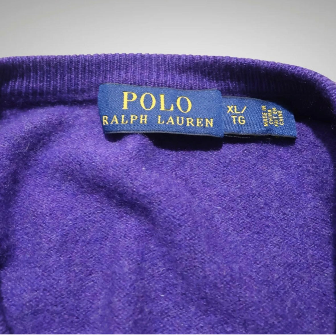 Men’s Purple Ralph Lauren Sweatshirt (XL) need Ptp