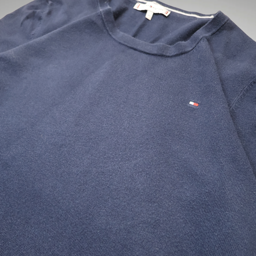 Women’s Navy Tommy Hilfiger Sweatshirt (XS)