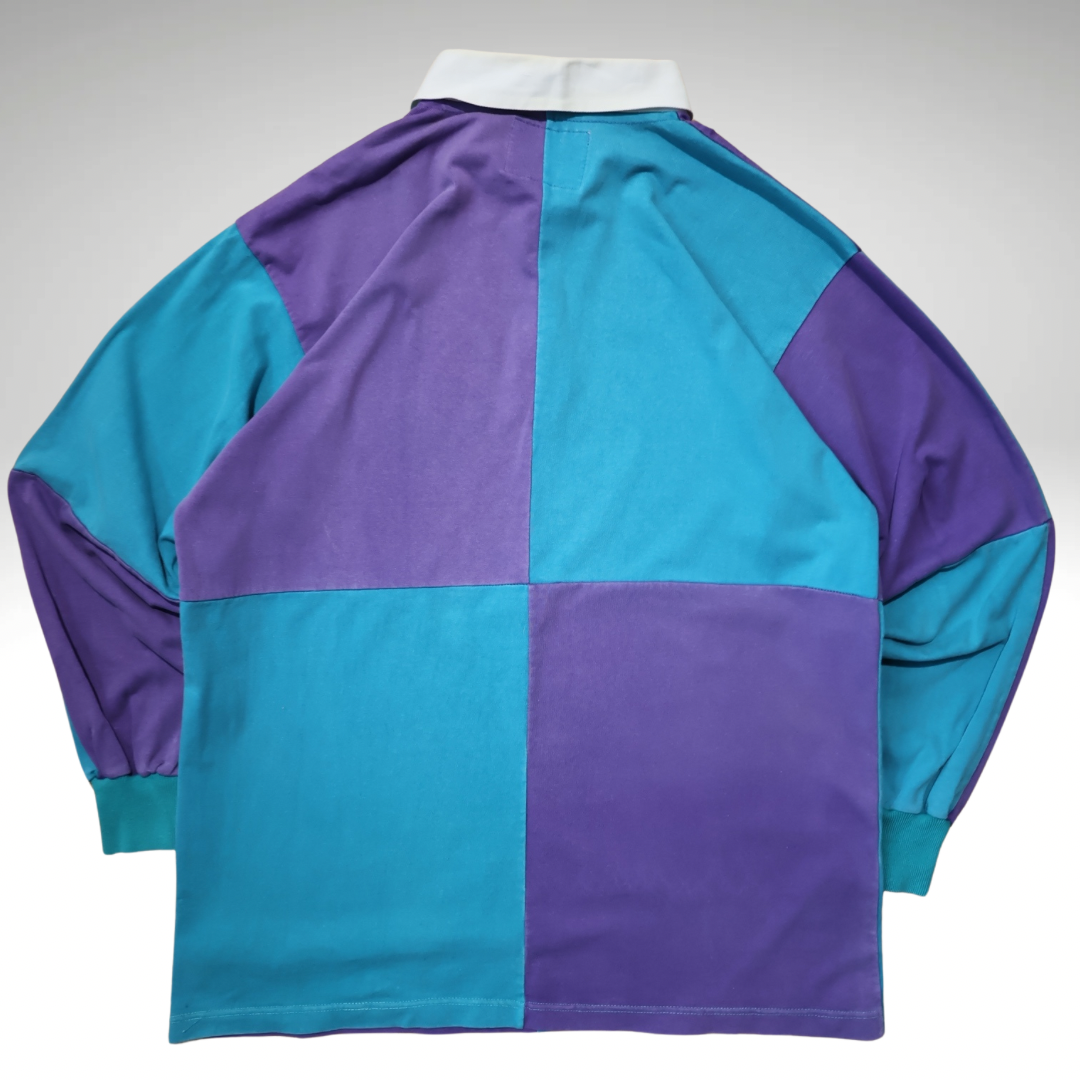 Men’s Blue & Purple Cotten Traders Jersey (L)