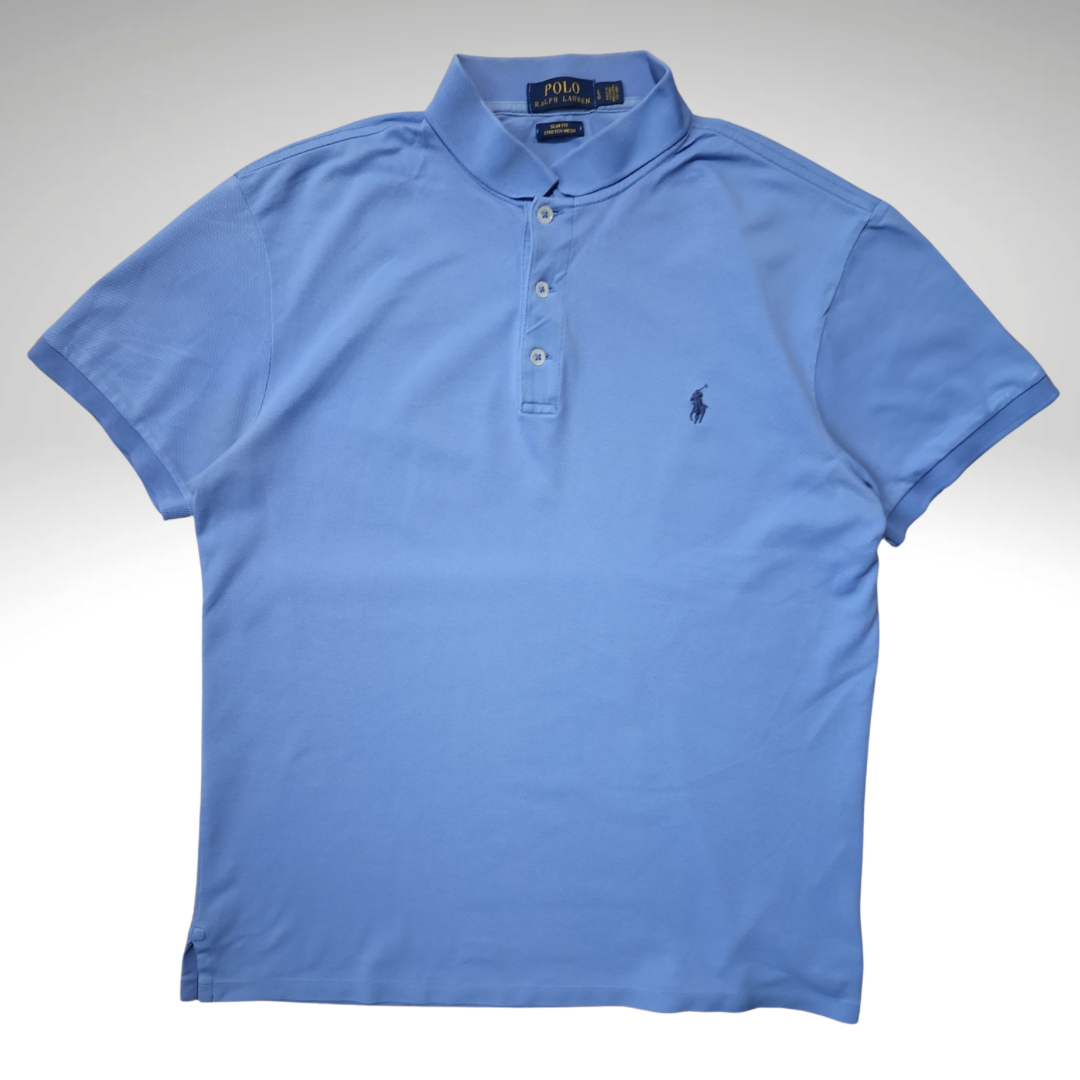 Men’s Sky Blue Ralph Lauren Polo-shirt (L)