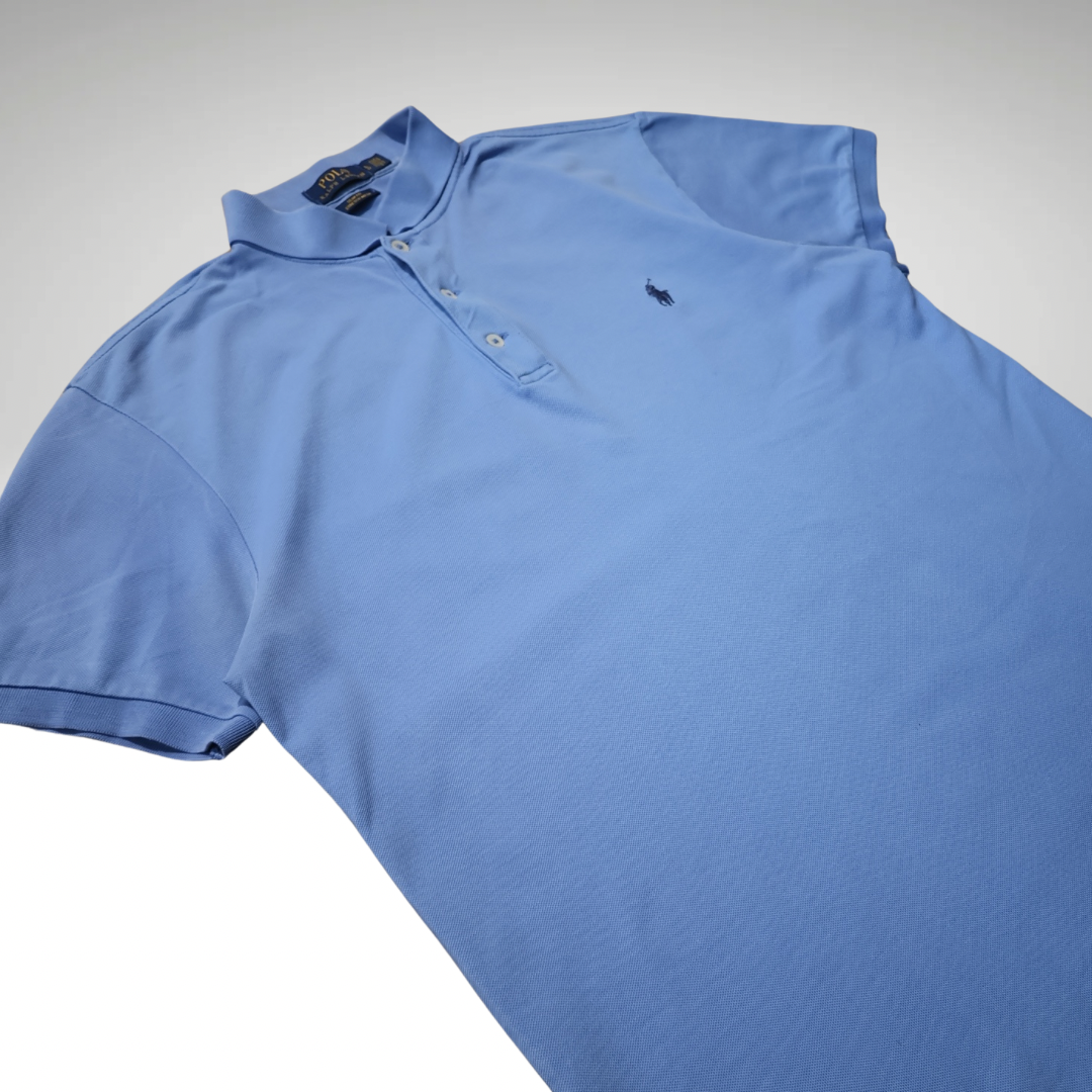 Men’s Sky Blue Ralph Lauren Polo-shirt (L)