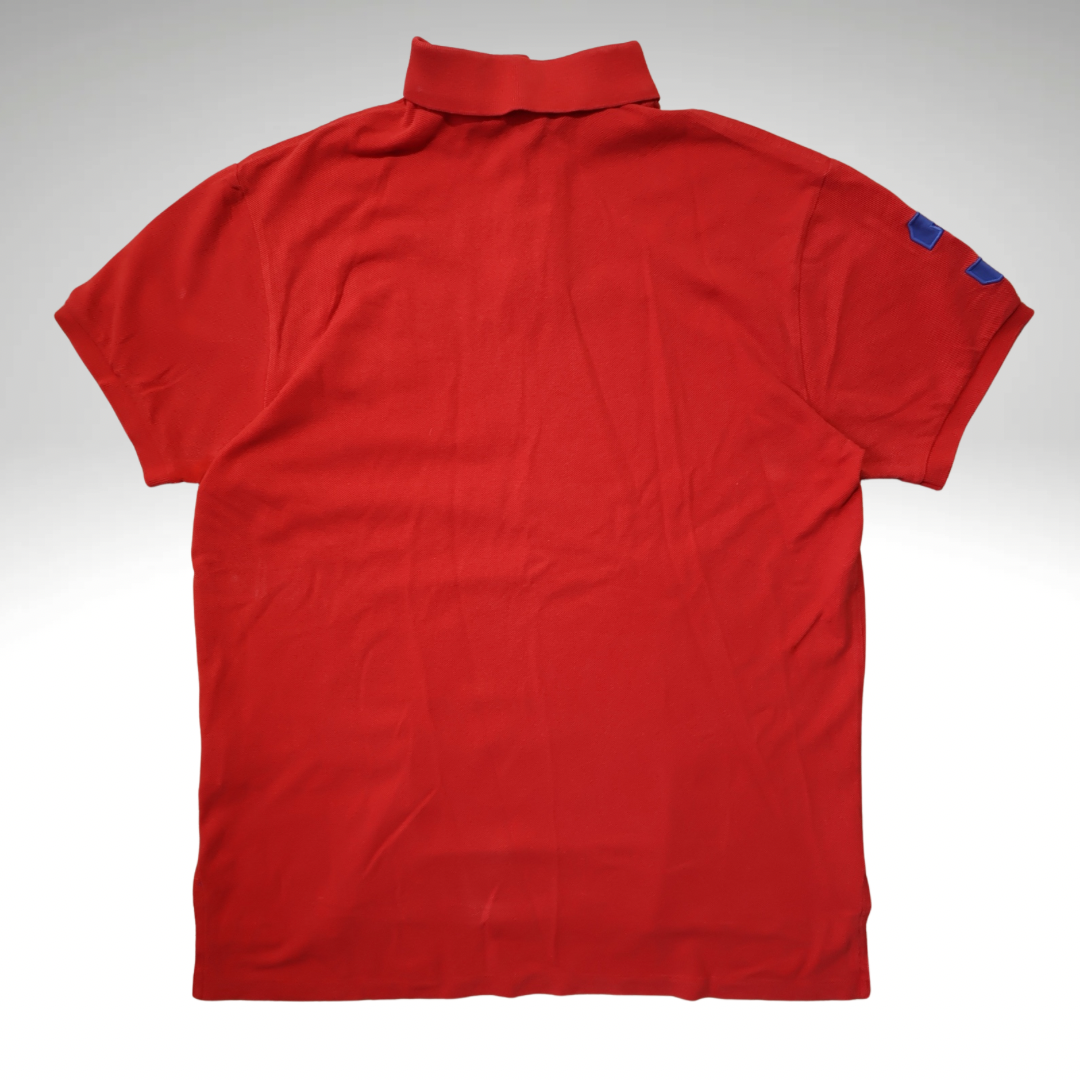 Men Red Ralph Lauren Polo Shirt (L)