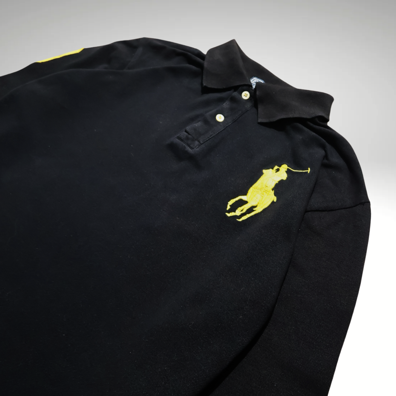 Men’s Black Long Sleeve Ralph Lauren Polo shirt (L)