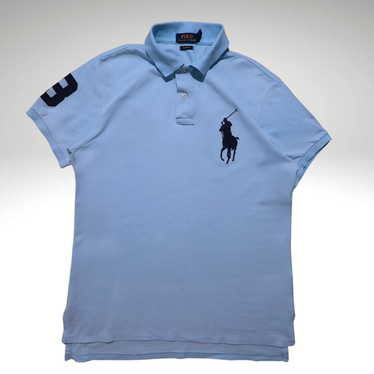 Men’s Blue Ralph Lauren Big pony Polo shirt (M)