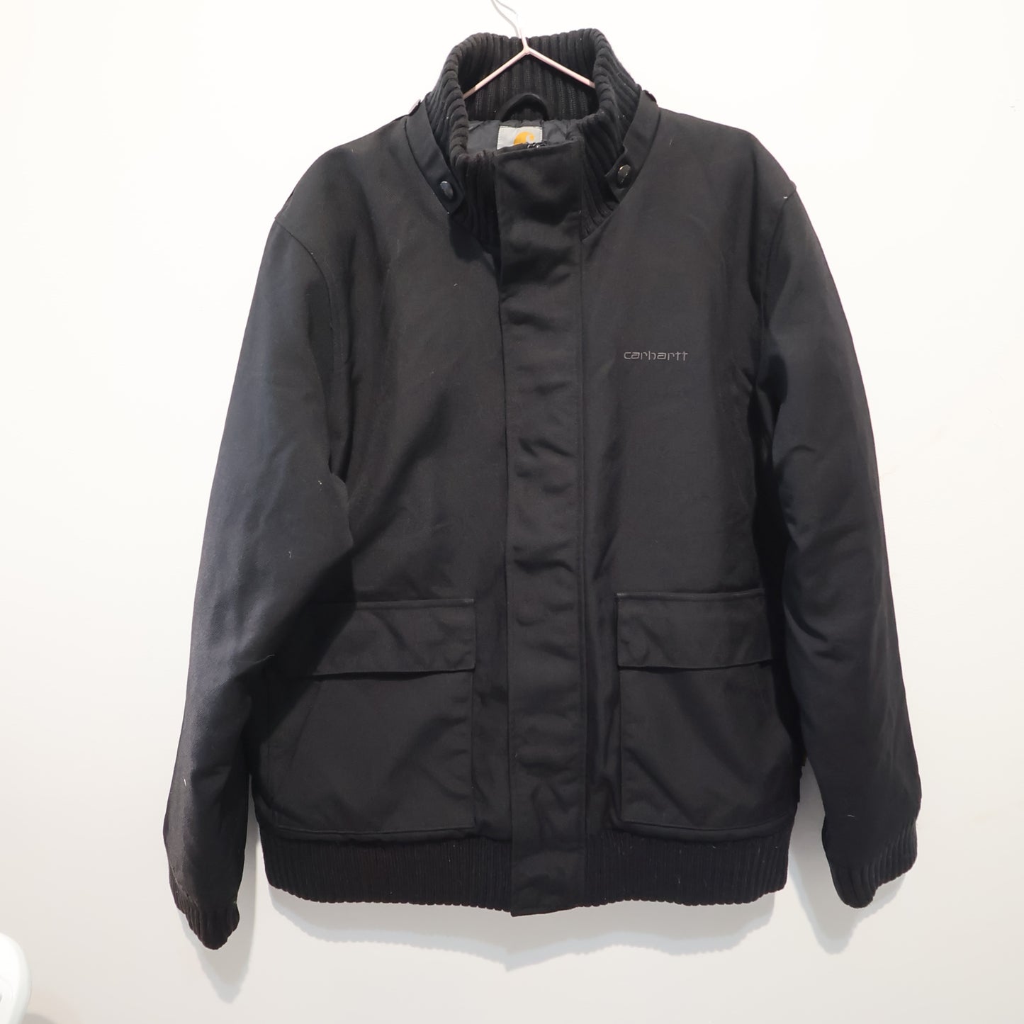 Men’s Black Carhartt parka coat (L)