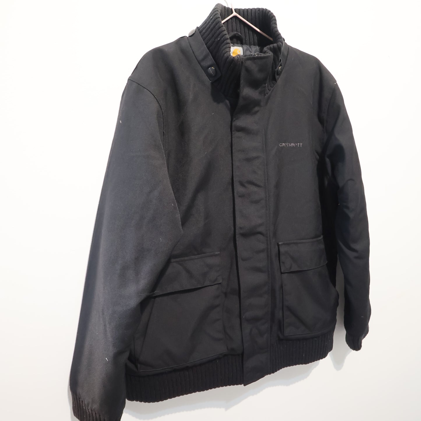 Men’s Black Carhartt parka coat (L)