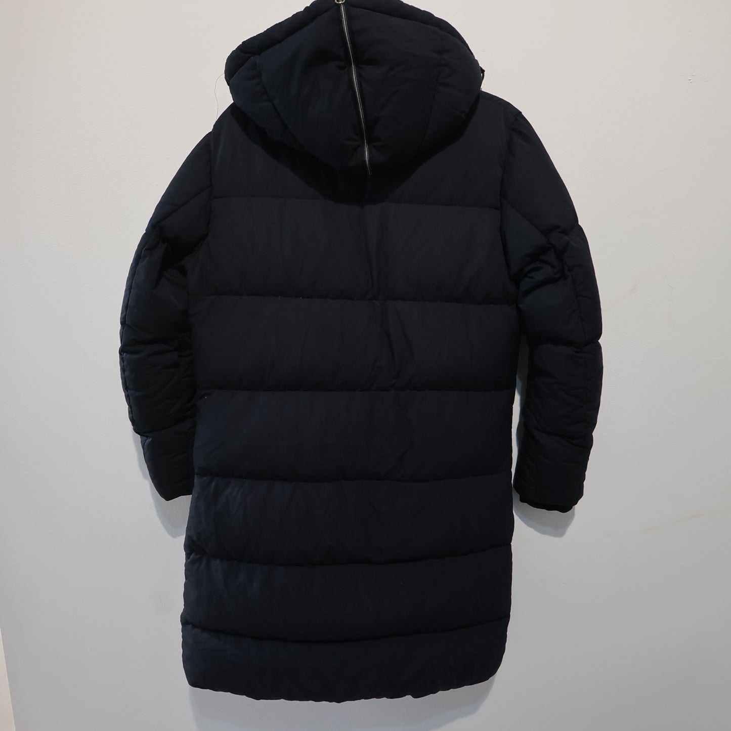 Women’s Black Nike long puffer coat (S)