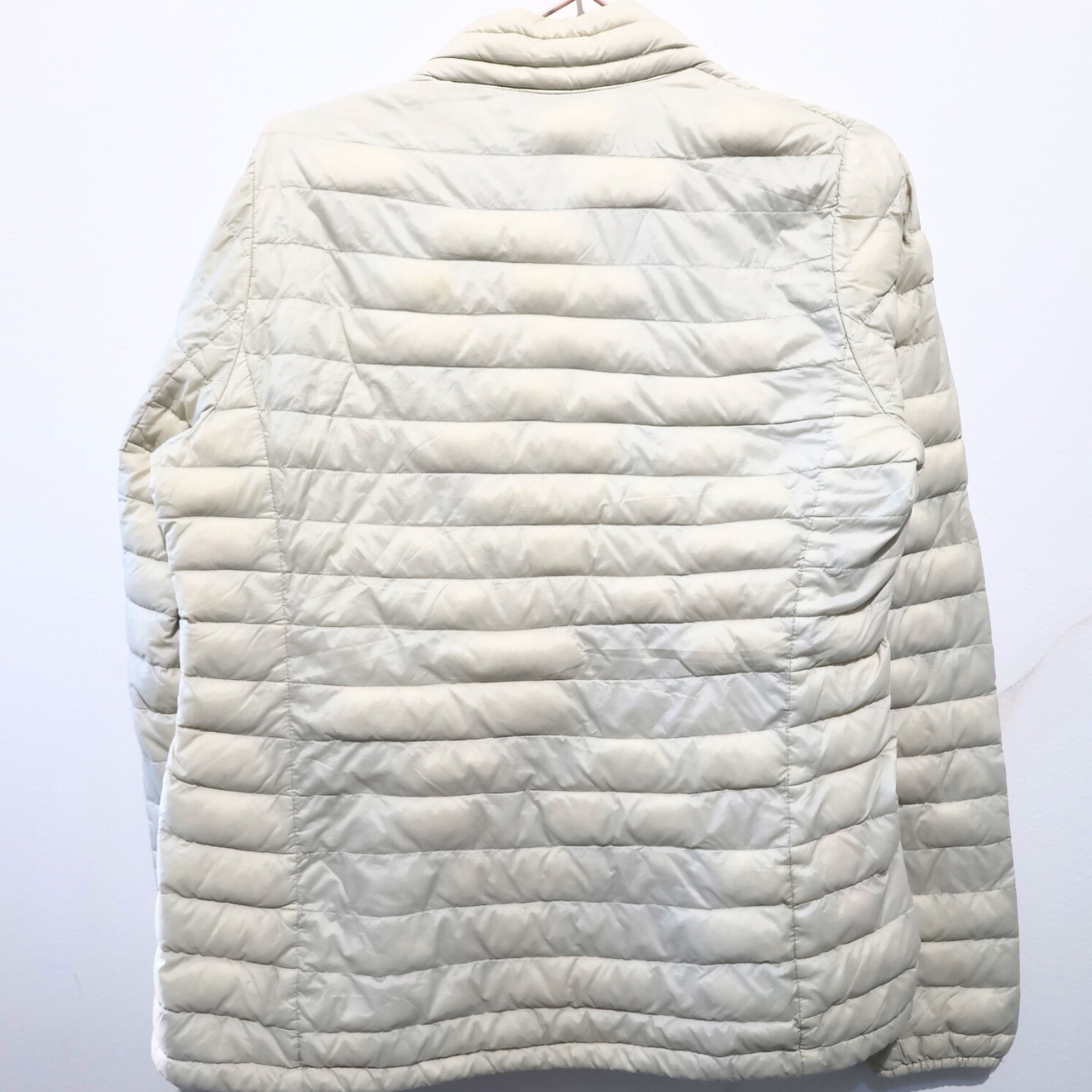 Women’s White Moncler puffer coat (S)