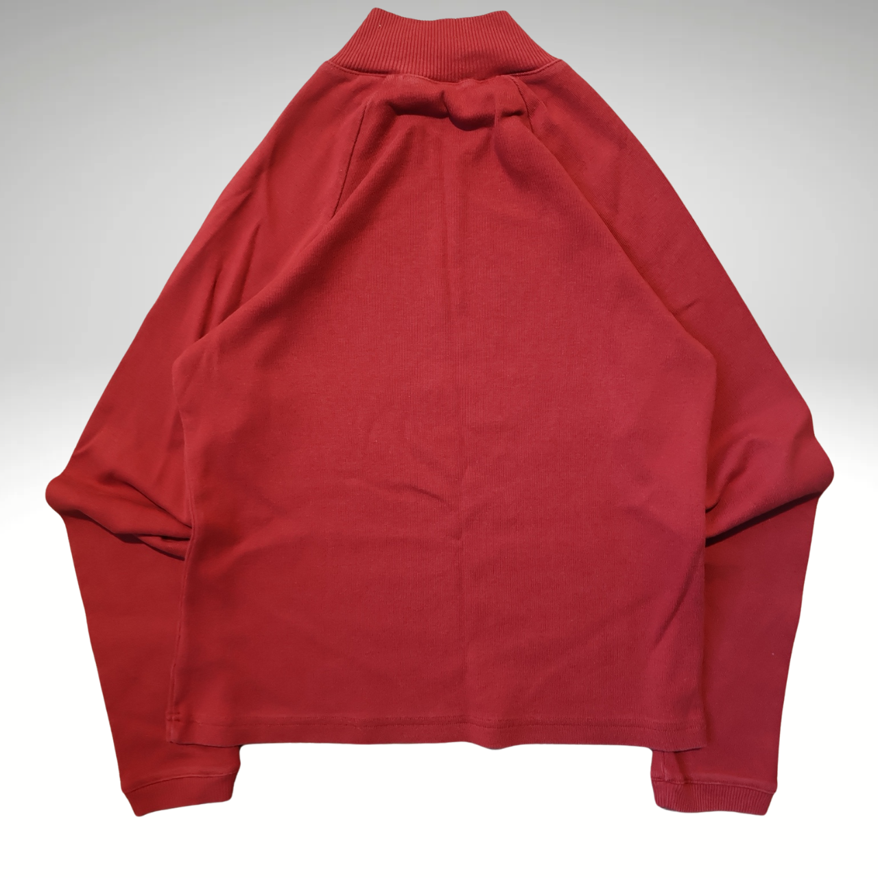 Womens Red Turtle neck Sweatshirt (M)