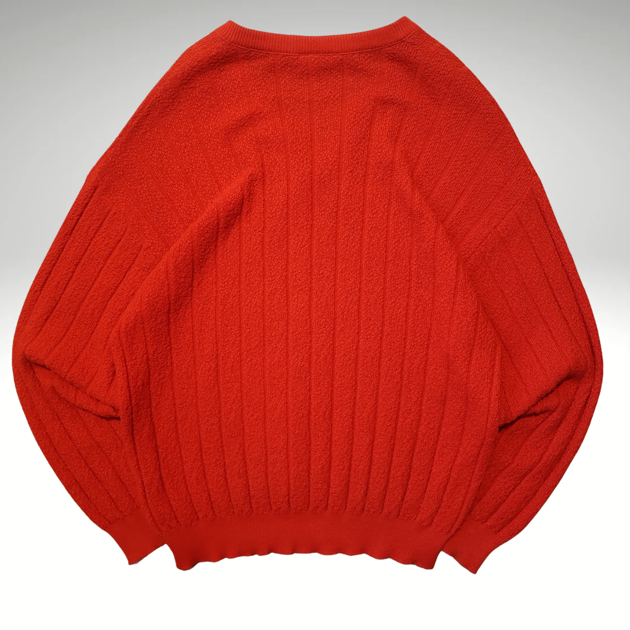 Men’s Red V-back Lacoste Sweatshirt (L)